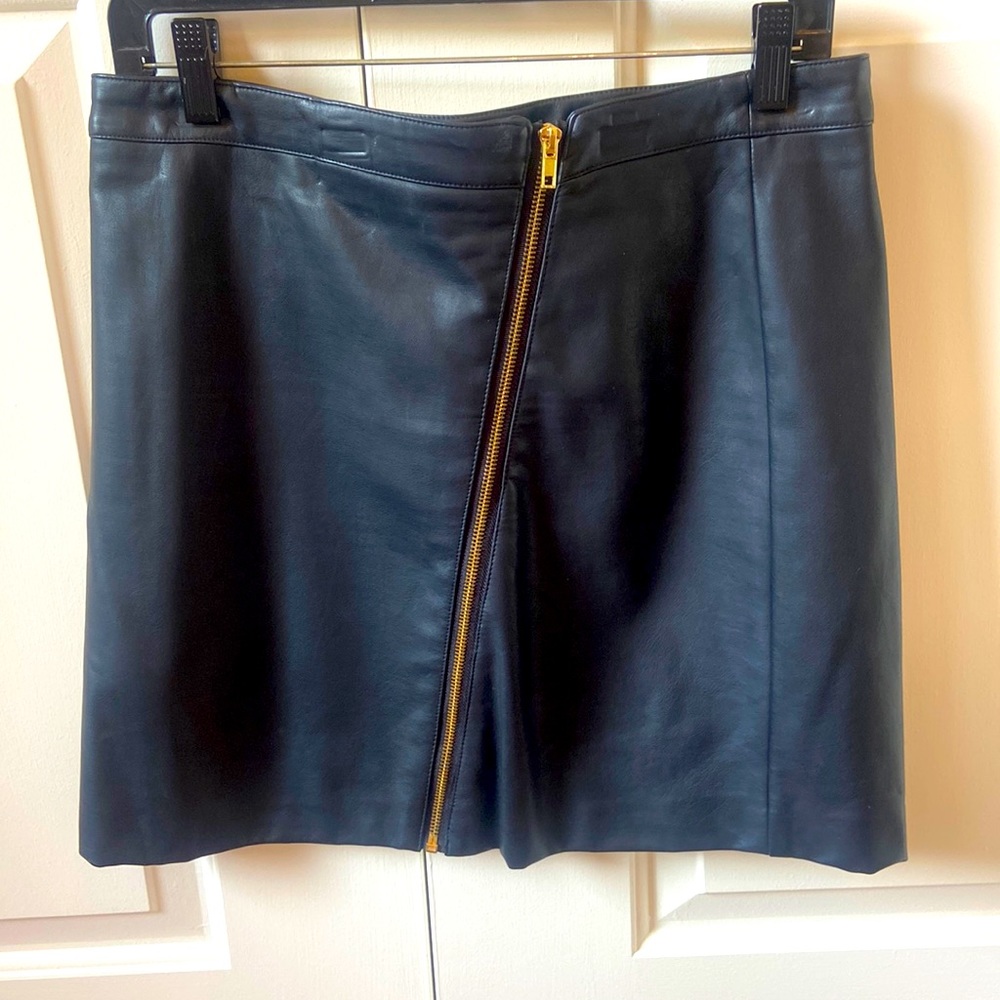 Black Leather Skirt